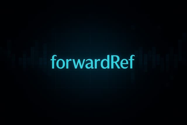 React 19 simplifies forwarding refs to child components